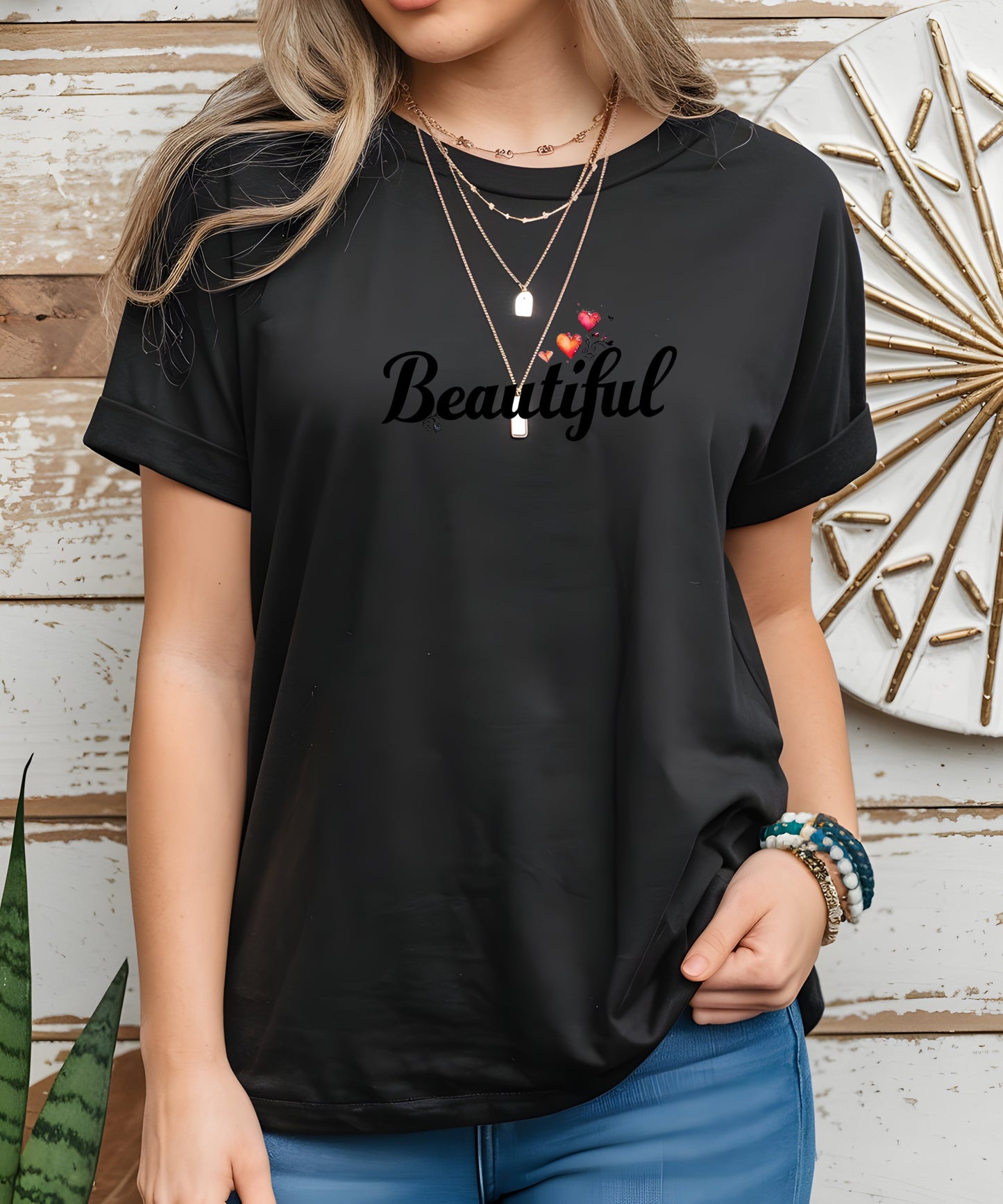 Beautiful T-Shirt | Positive Affirmation Tee | Self-Love Graphic Shirt