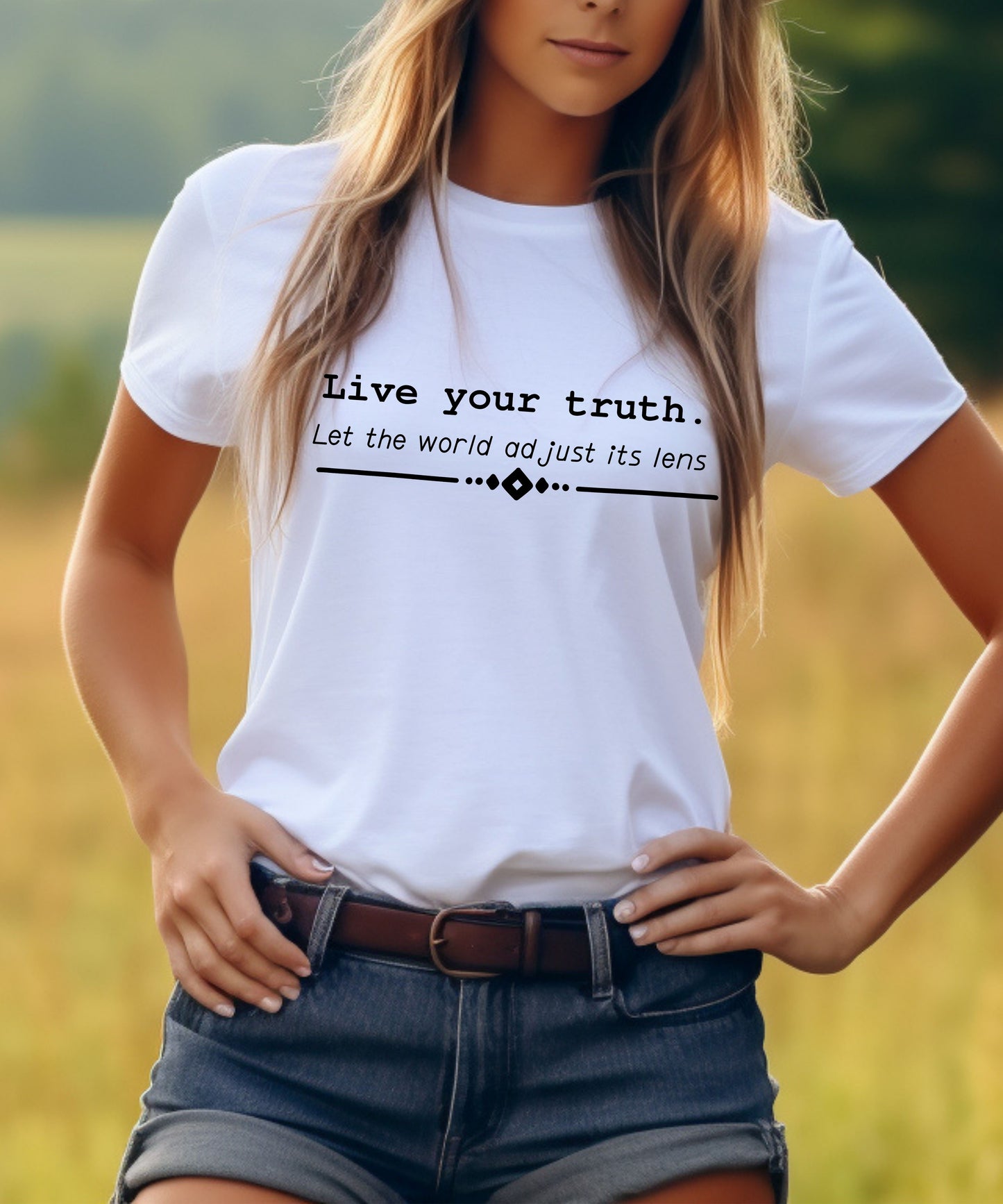 Live Your Truth Shirt| Inspirational Quote T-Shirt| Self-Love Gift| Unisex Motivational Shirt