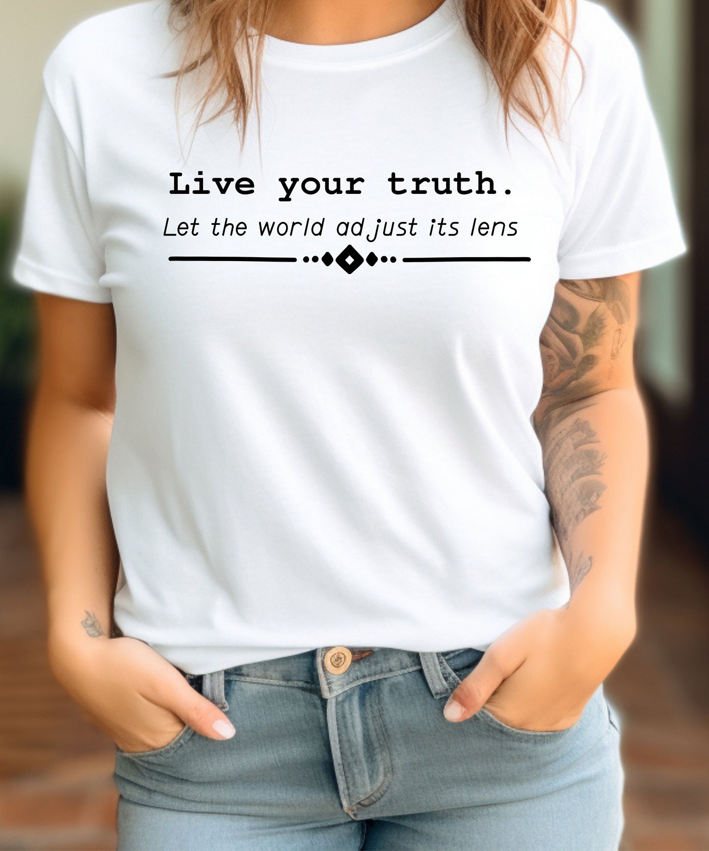 Live Your Truth Shirt| Inspirational Quote T-Shirt| Self-Love Gift| Unisex Motivational Shirt