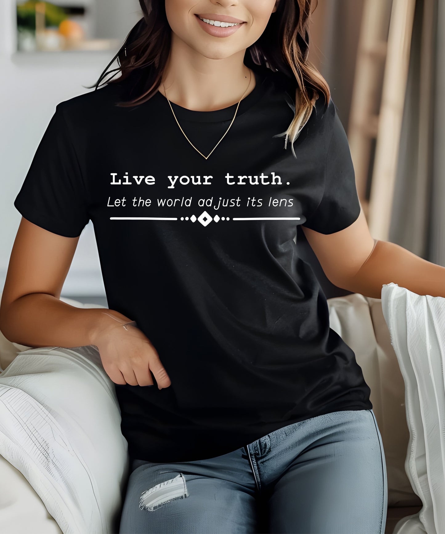 Live Your Truth Shirt| Inspirational Quote T-Shirt| Self-Love Gift| Unisex Motivational Shirt