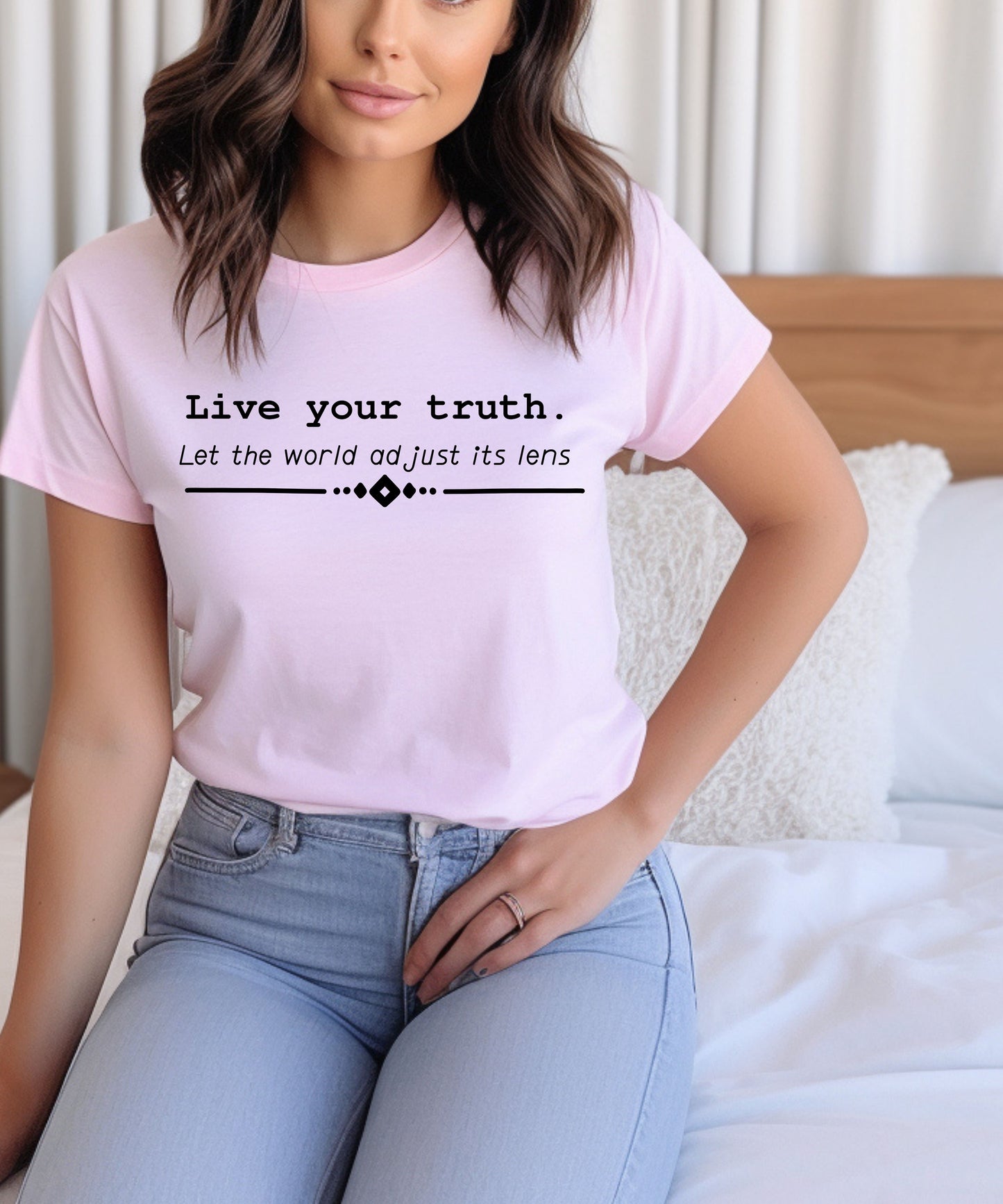 Live Your Truth Shirt| Inspirational Quote T-Shirt| Self-Love Gift| Unisex Motivational Shirt