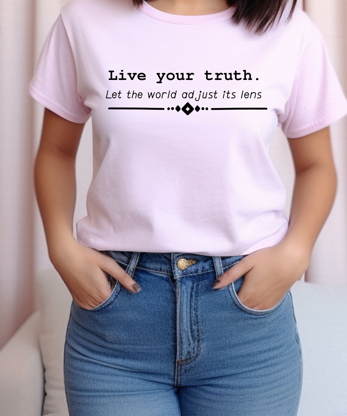 Live Your Truth Shirt| Inspirational Quote T-Shirt| Self-Love Gift| Unisex Motivational Shirt