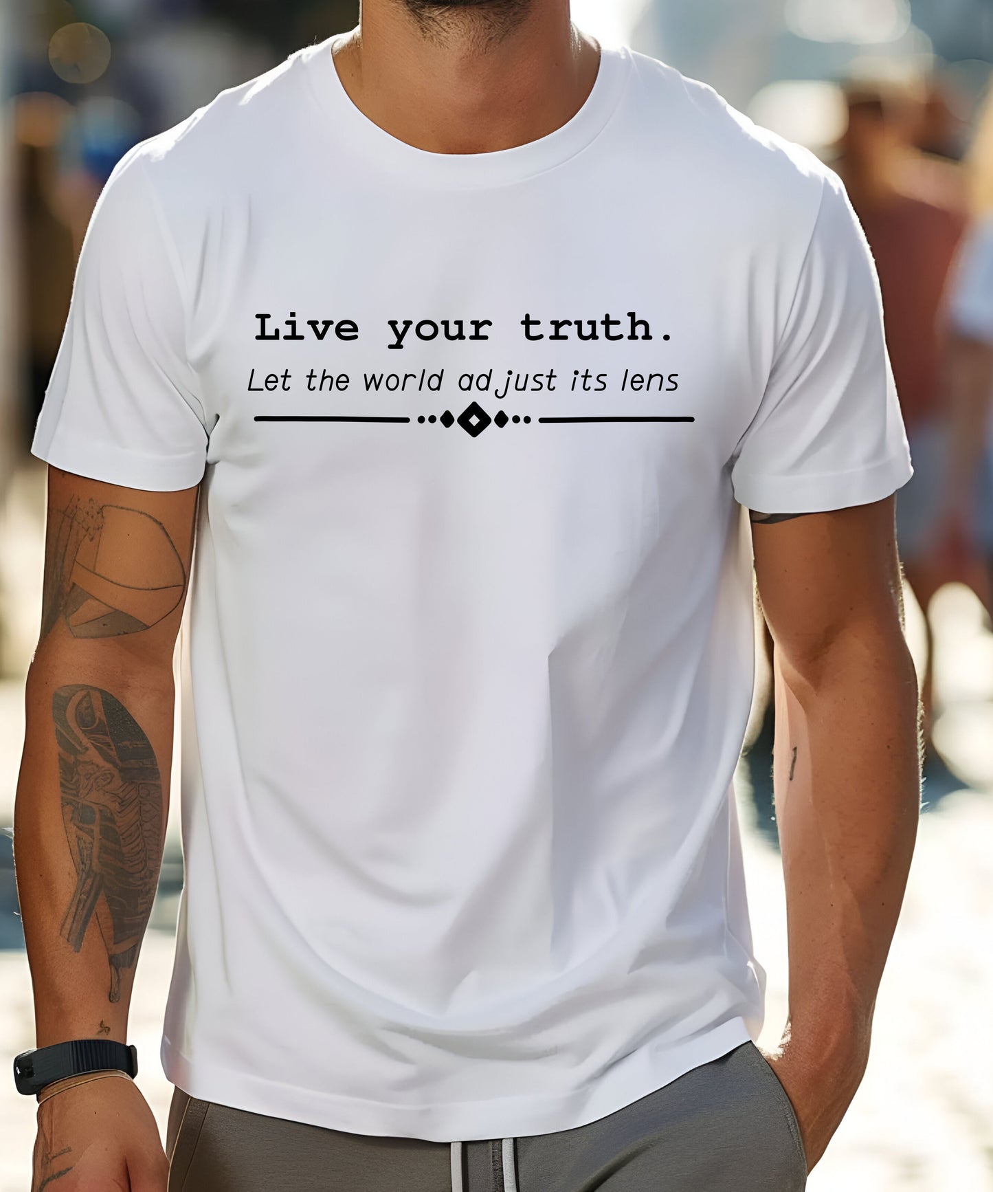 Live Your Truth Shirt| Inspirational Quote T-Shirt| Self-Love Gift| Unisex Motivational Shirt