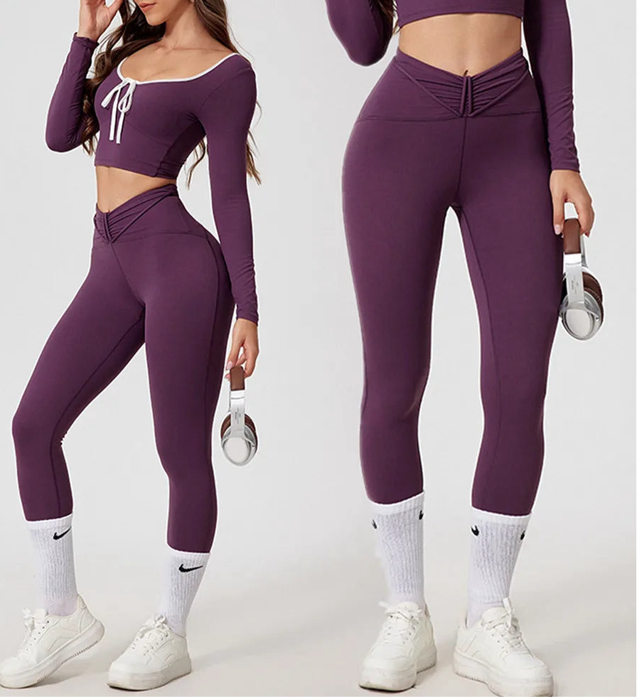 Women's Padded Workout Set | TAT Weaving Technology, Nylon & Spandex, Wrinkle-Resistant, Flexible Fit