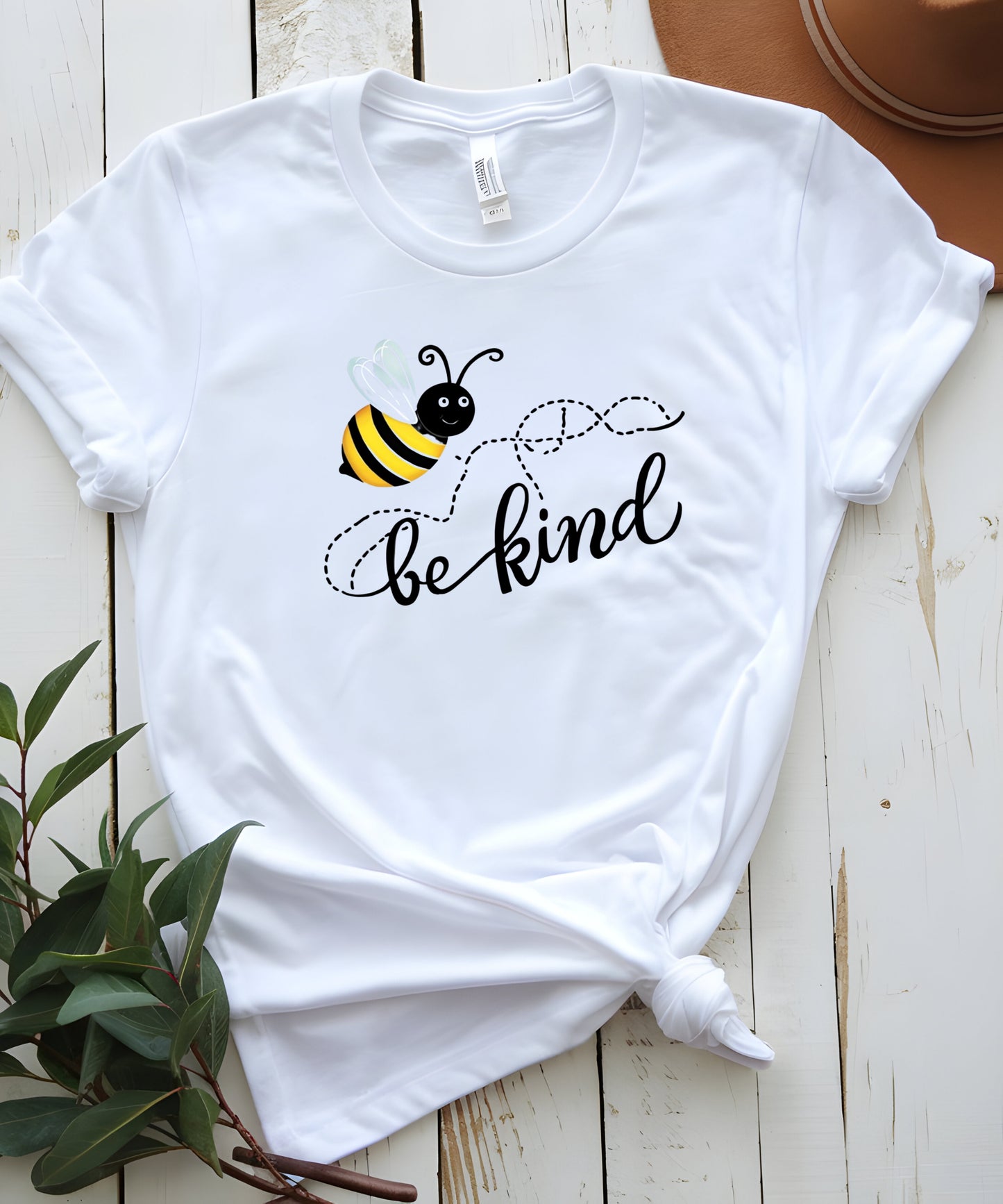 Be Kind Positive Message T-Shirt |Minimalist Graphic Tee on Gildan 5000 | Mental Health & Self-Care