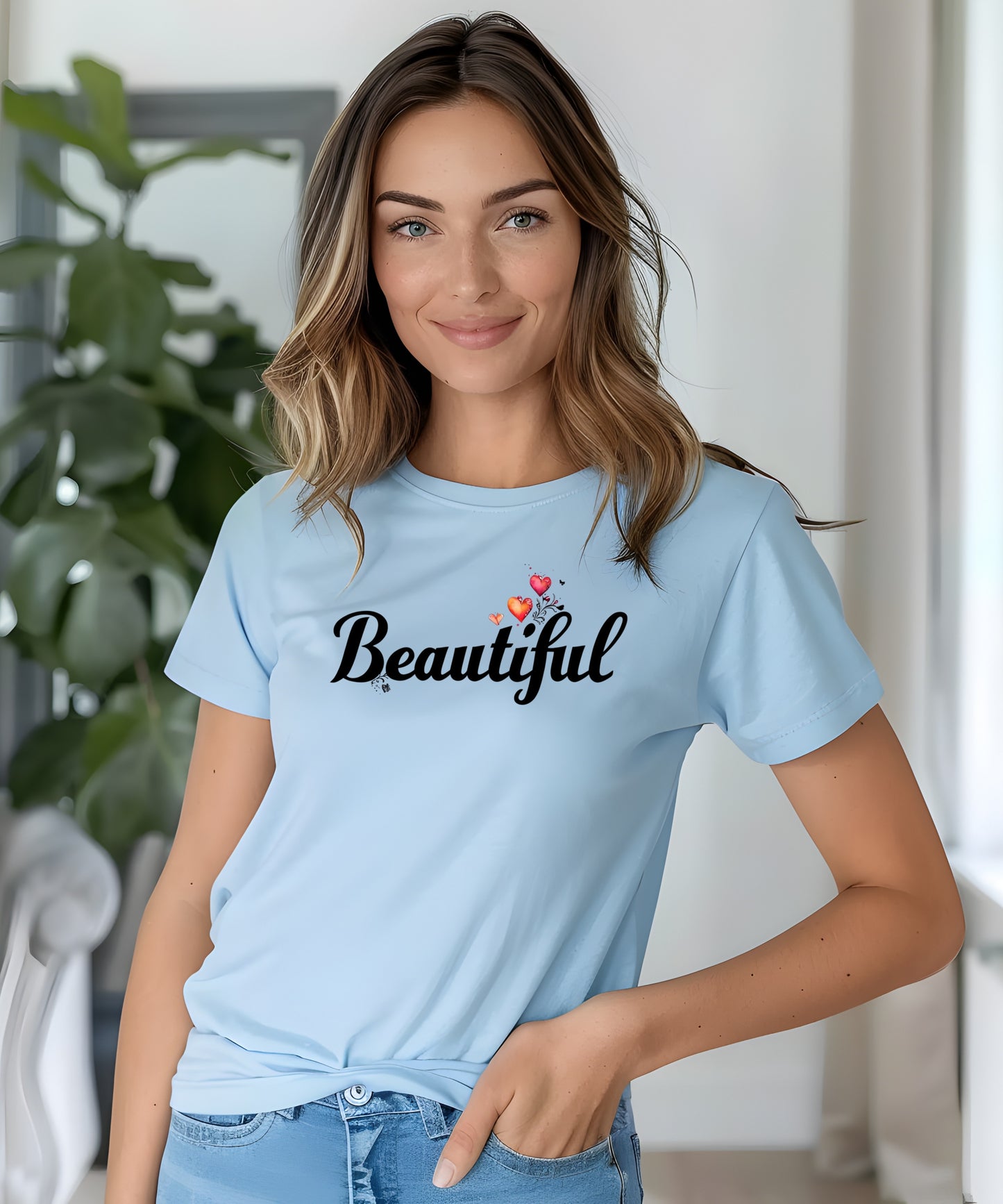 Beautiful T-Shirt | Positive Affirmation Tee | Self-Love Graphic Shirt