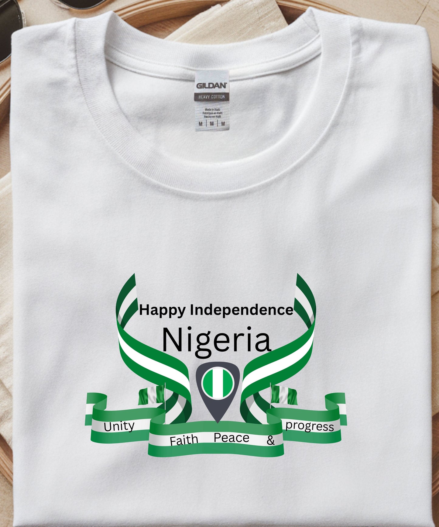 Nigeria Independence T-Shirt |Green & White Pride Tee | Unisex Independence Day Outfit | Nigeria Heritage Clothing