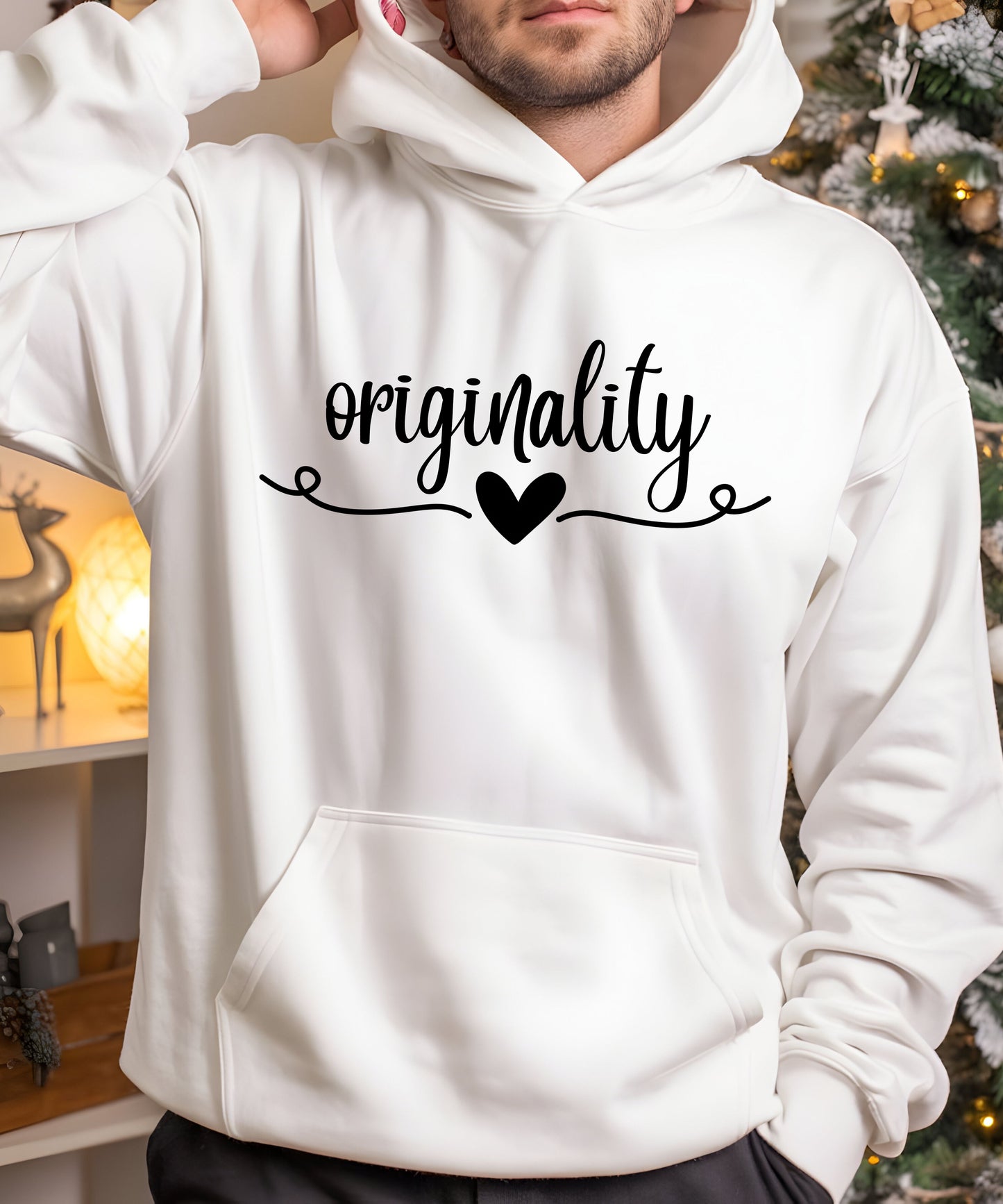 Originality Hoodie – Gildan 18500 | Inspirational Quote Unisex Pullover for Confidence & Self-Expression