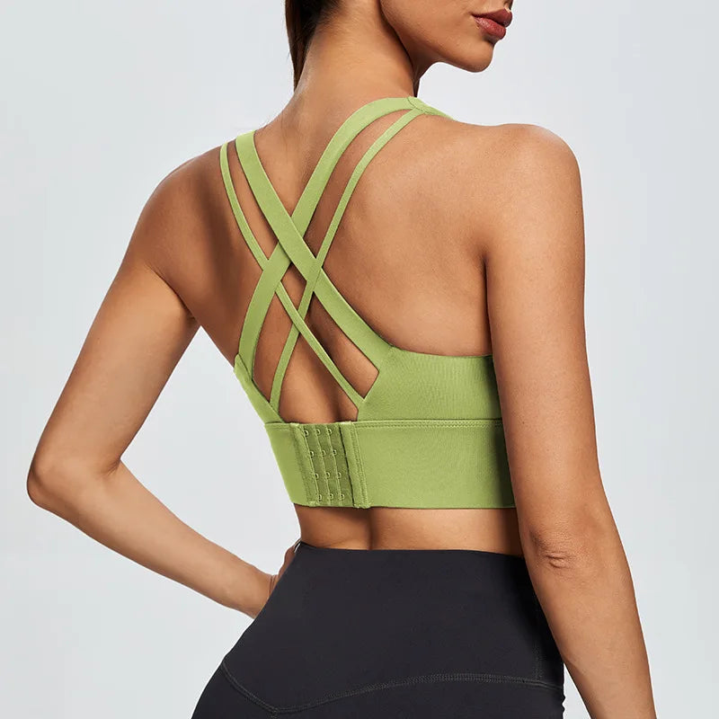 Women’s Push Up Sports Bra | High Support, Quick-Dry, Breathable & Anti-Sweat for Workouts