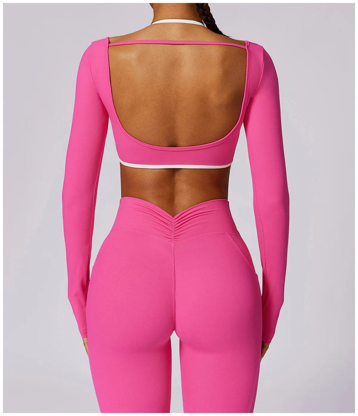 Women's Backless Gym Set | Anti-Pilling, Quick-Dry, Breathable, Chic Design