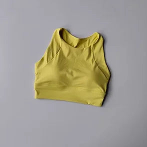 Full-Cup Yoga Fitness Bra | Breathable Nylon, High Support, Chemical-Free for Running & Workouts