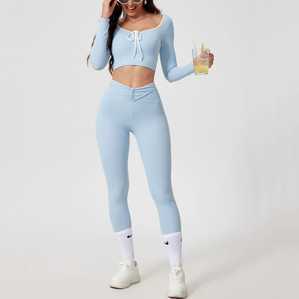 Women's Padded Workout Set | TAT Weaving Technology, Nylon & Spandex, Wrinkle-Resistant, Flexible Fit