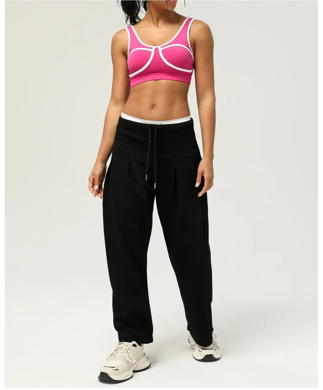 Women's Active Sports Bra | Quick-Dry, Built-In Cups, Nylon & Spandex Blend, Seamless Design.