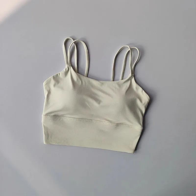 Yoga Camisole | Nylon Spandex, Seamless, Breathable, Full Cup, Lightweight & Comfortable