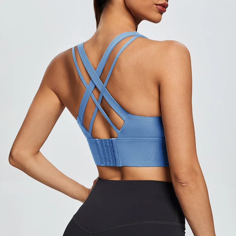 Women’s Push Up Sports Bra | High Support, Quick-Dry, Breathable & Anti-Sweat for Workouts