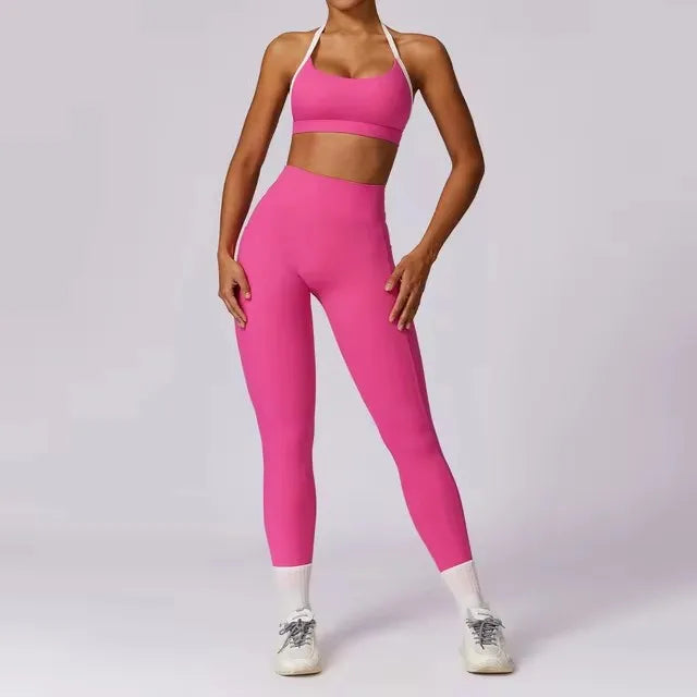 Women's Backless Gym Set | Anti-Pilling, Quick-Dry, Breathable, Chic Design