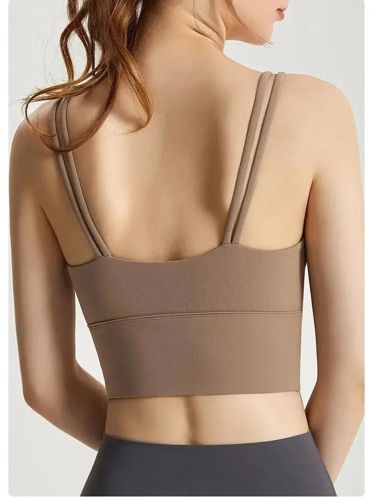 Yoga Camisole | Nylon Spandex, Seamless, Breathable, Full Cup, Lightweight & Comfortable
