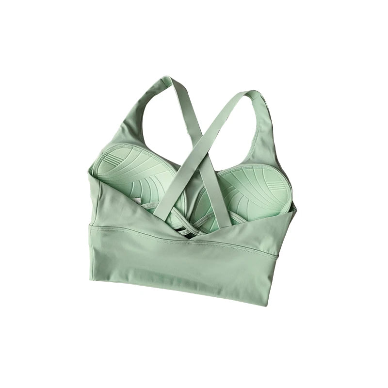 High-Intensity Sports Bra | Premium Nylon, Breathable, Chemical-Free, Ideal for Running & Fitness