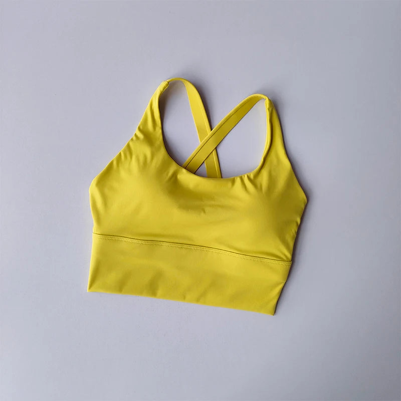 High-Intensity Sports Bra | Premium Nylon, Breathable, Chemical-Free, Ideal for Running & Fitness