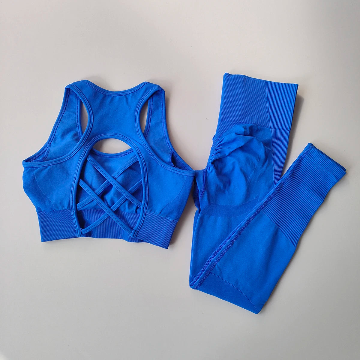Women’s High-Waisted Yoga Set | Sleeveless Design, Breathable, Seamless & Quick-Drying