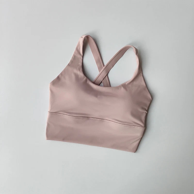 High-Intensity Sports Bra | Premium Nylon, Breathable, Chemical-Free, Ideal for Running & Fitness
