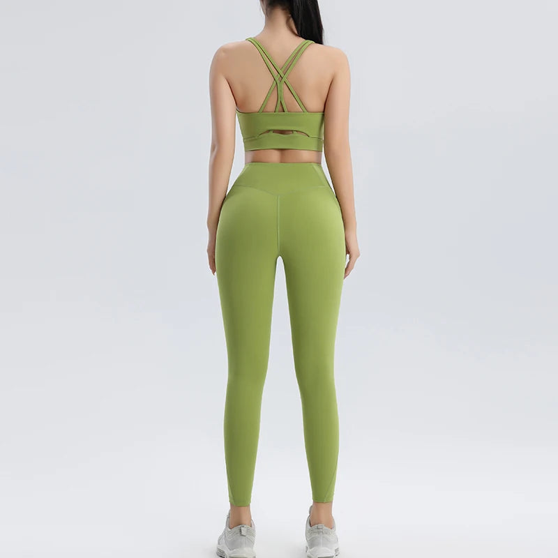 High-Quality LYCRA Yoga Suit | Sleeveless, Quick-Dry, Breathable, Versatile & Stylish Activewear
