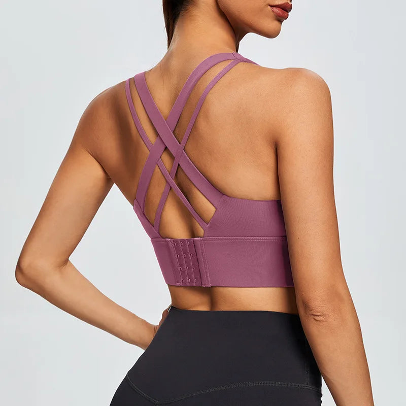 Women’s Push Up Sports Bra | High Support, Quick-Dry, Breathable & Anti-Sweat for Workouts
