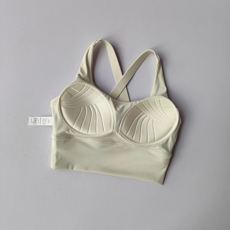 High-Intensity Sports Bra | Premium Nylon, Breathable, Chemical-Free, Ideal for Running & Fitness