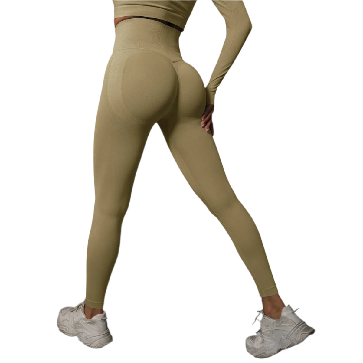2-Piece Seamless Gym Set | High-Quality Spandex & Nylon, Quick-Dry, Slim Fit, O-Neck Collar