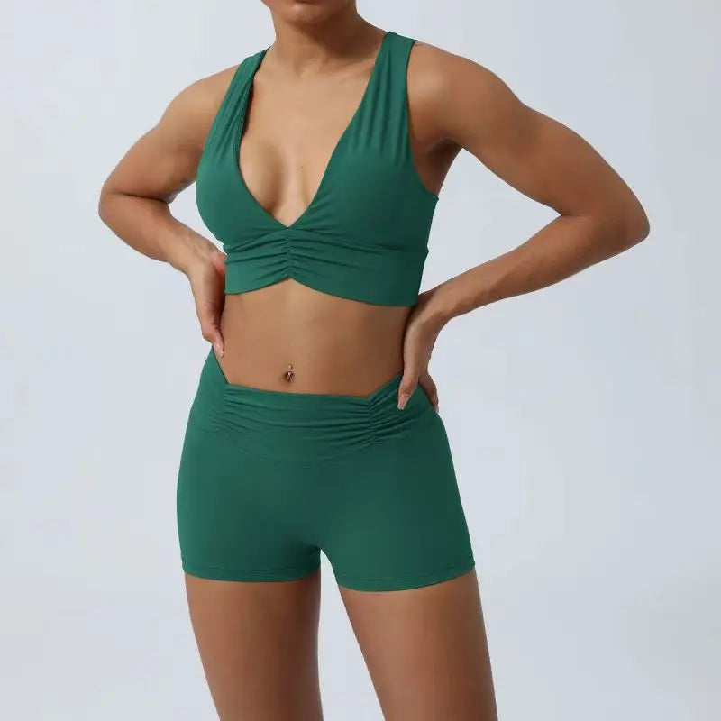 Breathable Yoga Outfit for Women | Nylon, Sleeveless, Quick-Dry, Chemical-Free, Comfortable Fit