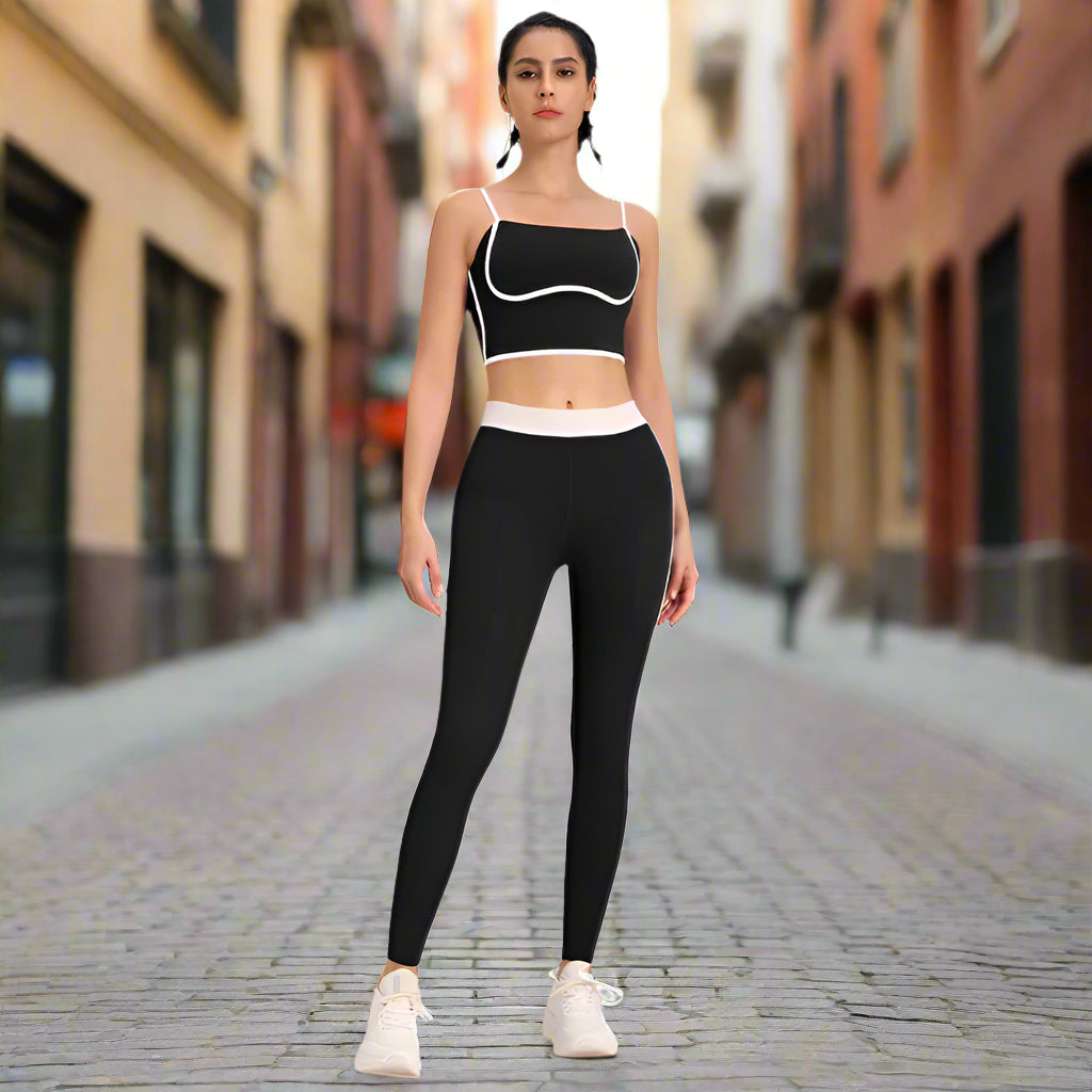 Women's Sleeveless Nylon Yoga Sportswear | Breathable, Quick-Dry & Stylish