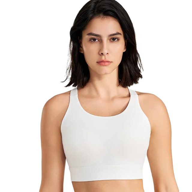 High-Support Yoga Bra | Lycra, Breathable, Moisture-Wicking & Flexible Fit