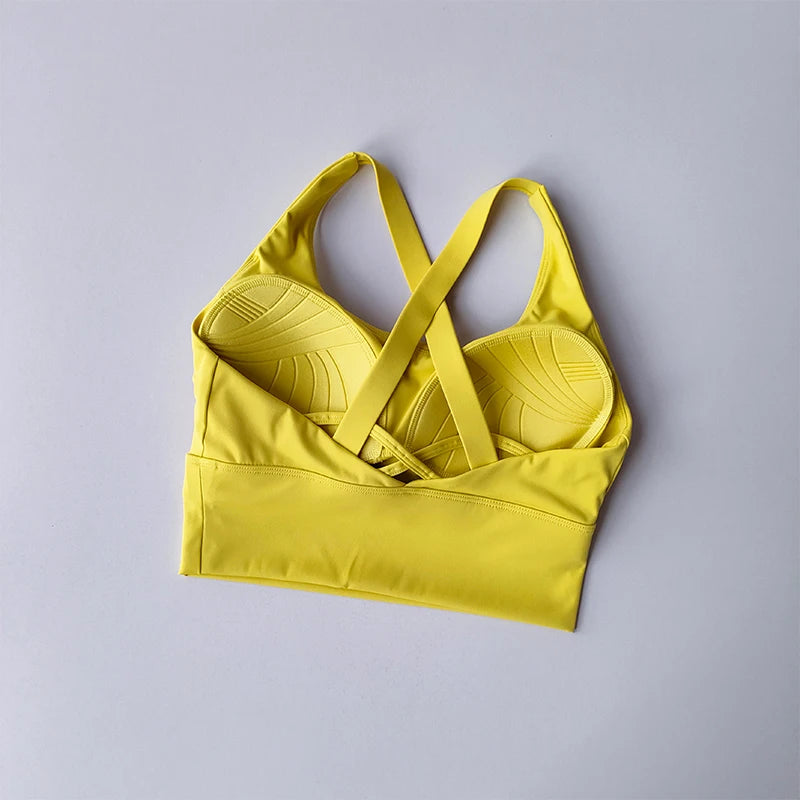 High-Intensity Sports Bra | Premium Nylon, Breathable, Chemical-Free, Ideal for Running & Fitness