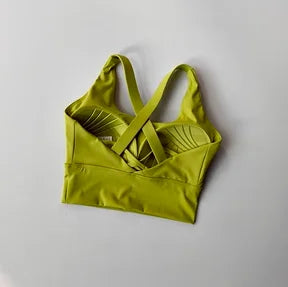 High-Intensity Sports Bra | Premium Nylon, Breathable, Chemical-Free, Ideal for Running & Fitness