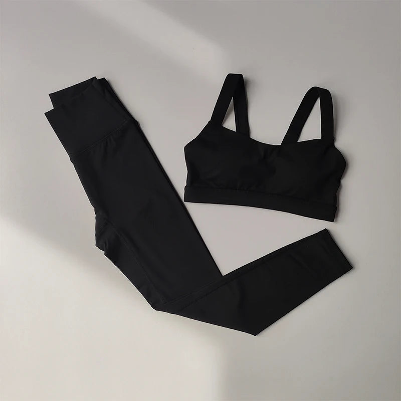Women’s Yoga Fitness Set Suit | Premium Nylon, Chemical-Free, Flawless Fit for Yoga & Workouts