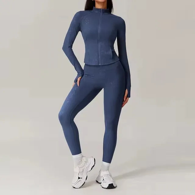 Women's Workout Suit | Premium Nylon & Spandex, Anti-Pilling, Quick-Dry, Breathable, Slash Pockets