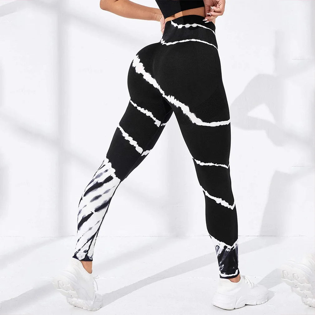 Seamless High-Waisted Leggings | Polyester & Nylon, Booty Lifting, All-Season Comfort