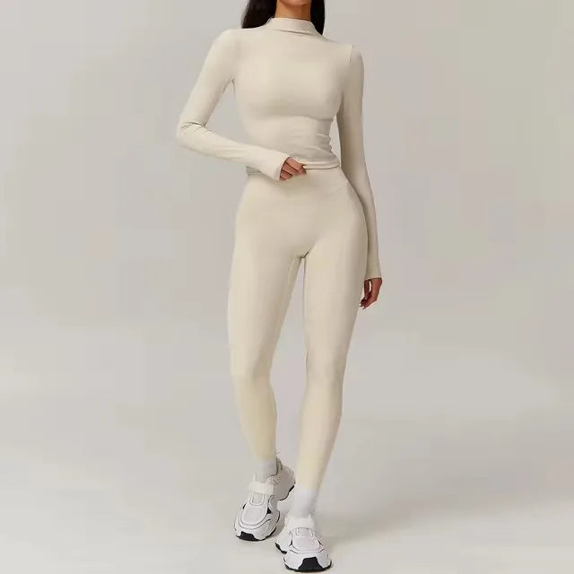 Women's Workout Suit | Premium Nylon & Spandex, Anti-Pilling, Quick-Dry, Breathable, Slash Pockets