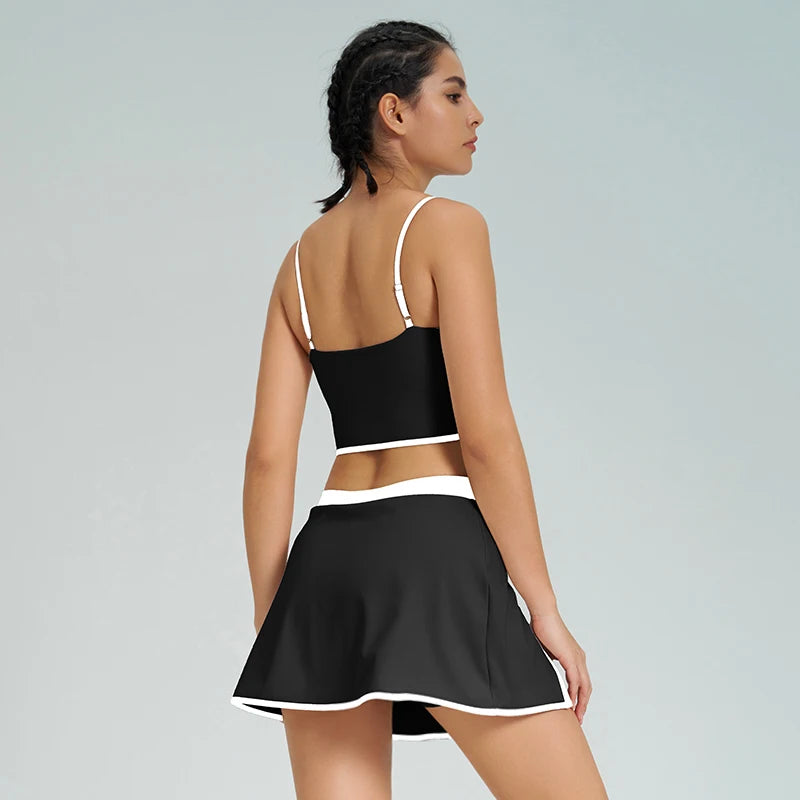 Breathable Skirt Sportswear | Nylon, Knit Weaving, Quick-Dry, Seamless, Ideal for Yoga & Workouts