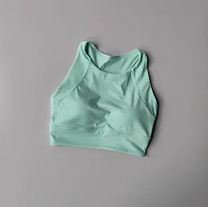 Full-Cup Yoga Fitness Bra | Breathable Nylon, High Support, Chemical-Free for Running & Workouts