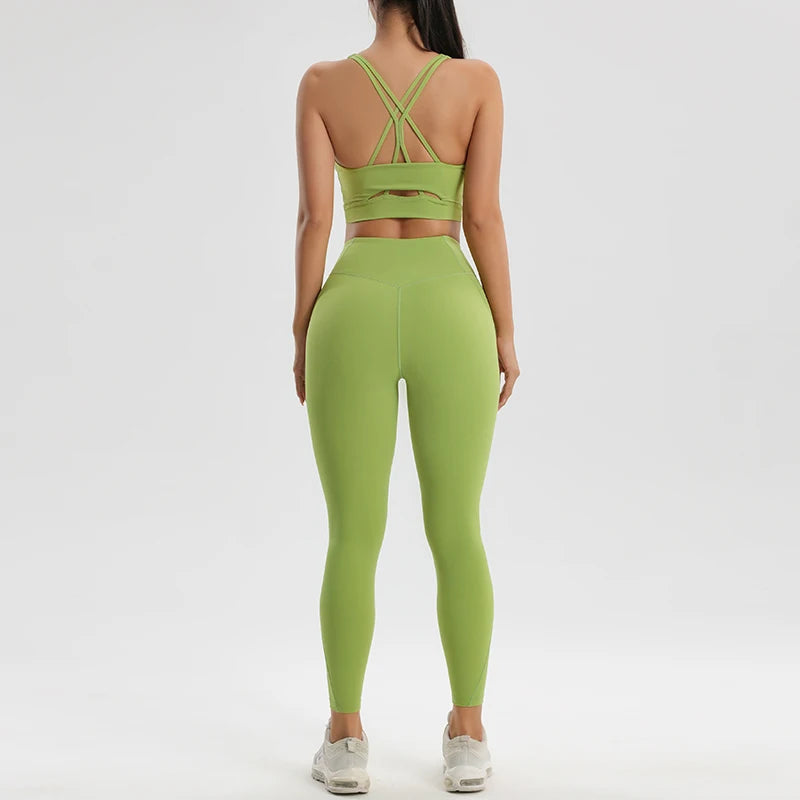 High-Quality LYCRA Yoga Suit | Sleeveless, Quick-Dry, Breathable, Versatile & Stylish Activewear