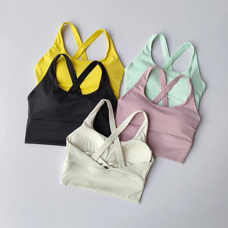 High-Intensity Sports Bra | Premium Nylon, Breathable, Chemical-Free, Ideal for Running & Fitness