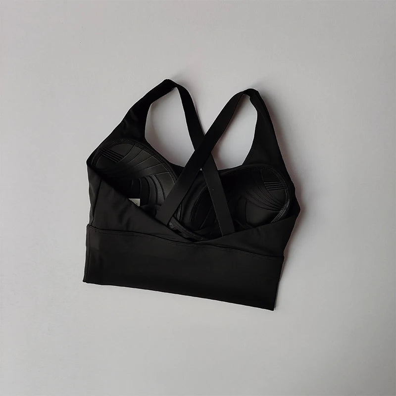 High-Intensity Sports Bra | Premium Nylon, Breathable, Chemical-Free, Ideal for Running & Fitness