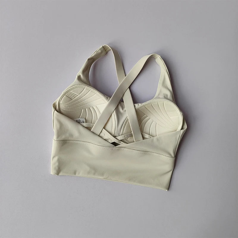 High-Intensity Sports Bra | Premium Nylon, Breathable, Chemical-Free, Ideal for Running & Fitness