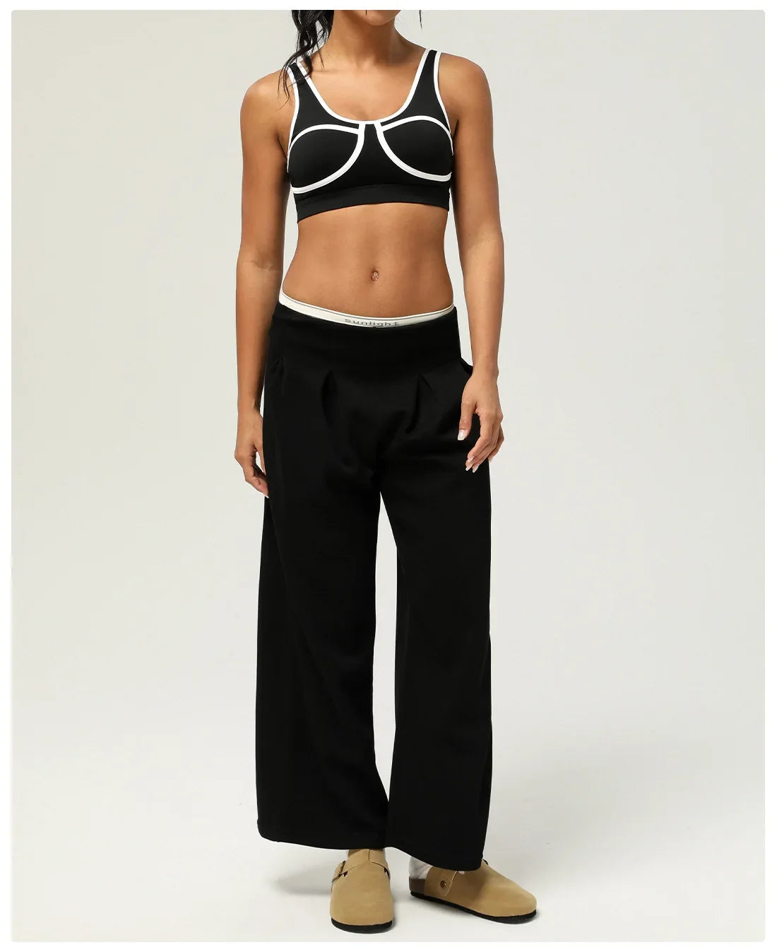 Women's Active Sports Bra | Quick-Dry, Built-In Cups, Nylon & Spandex Blend, Seamless Design.