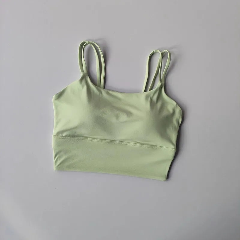 Yoga Camisole | Nylon Spandex, Seamless, Breathable, Full Cup, Lightweight & Comfortable
