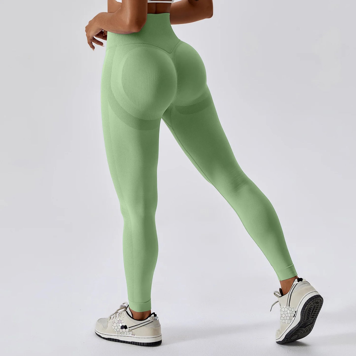 Full-Length Yoga Leggings | Nylon & Spandex Blend, Flexible Waistband, Breathable & Comfortable
