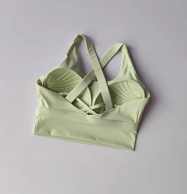 High-Intensity Sports Bra | Premium Nylon, Breathable, Chemical-Free, Ideal for Running & Fitness