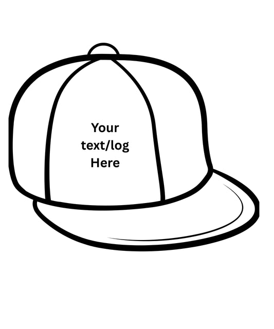 Custom Printed Cap |Design Your Own Hat | Personalized Face Cap with Logo, Text, or Artwork