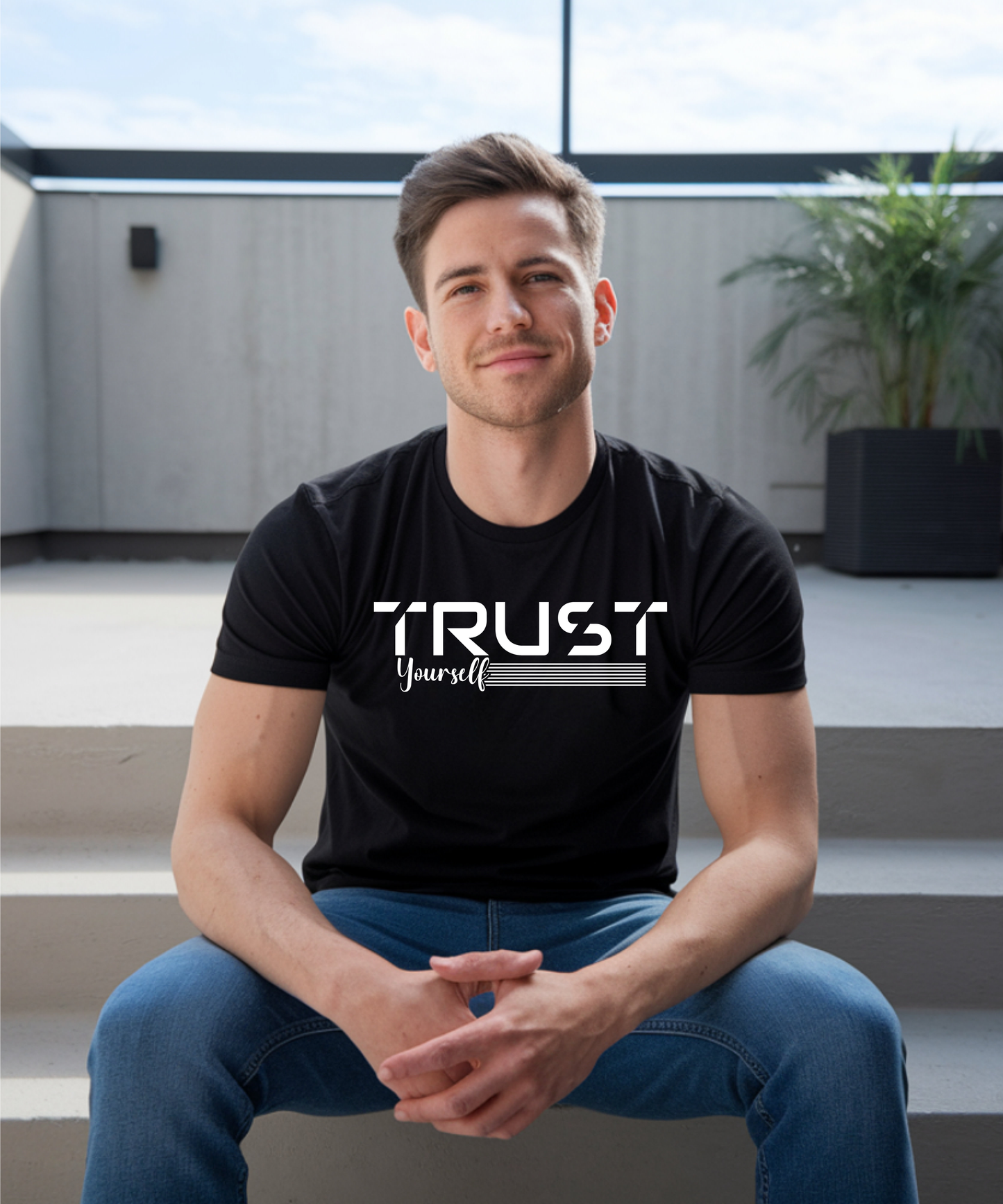 2-Pack Affirmation T-Shirts – Be Yourself / Be Real, Not Perfect